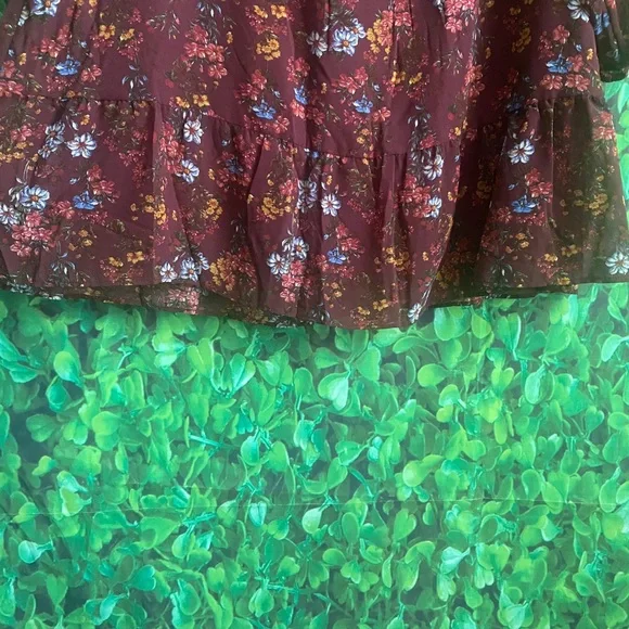 Time & Tru - NWT Floral Long Sleeve Dress - Picture 4 of 5